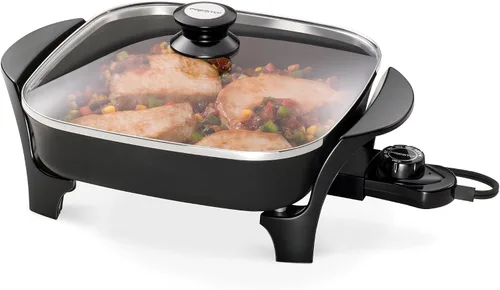 Vista 9 de Presto 06626 Sartén eléctrica de 11 pulgadas con tapa de vidrio
