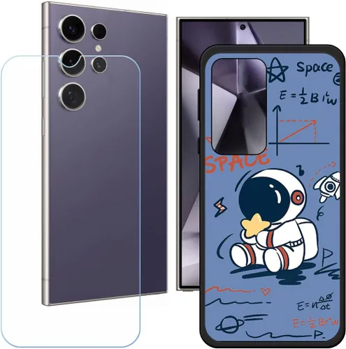 Vista 18 de Funda de TPU para Echoamo C24 Ultra + HD de vidrio templado, carcasa de silicona protectora trasera – 9 dureza anti-arañazos protector de pantalla