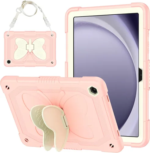 Vista 8 de HOGENL Funda para Samsung Galaxy Tab A9+/A9 Plus de 11 pulgadas 2023, funda protectora para tableta Galaxy Tab A9+ para niños y niñas con correa