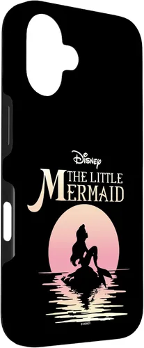 Vista 3 de iPhone 16 Disney La Sirenita Ariel Moon Silhouette Case
