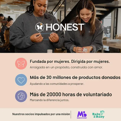 Vista 9 de The Honest Company - Pastel de pañales, a base de plantas, flor de rosa, 35
