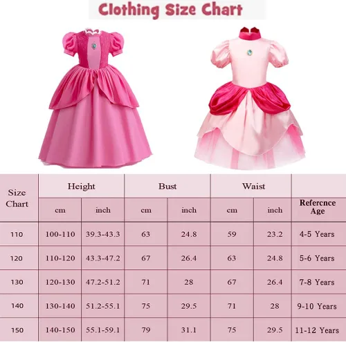 Vista 7 de LILLIWEEN Disfraz de princesa para niñas, vestido de princesa para niños, vestido de Halloween con guantes de corona