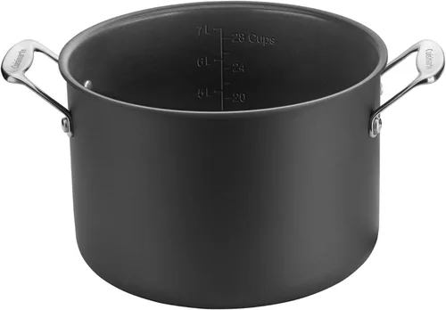 Vista 3 de Cuisinart Chef's Classic PURELYCERAMIC™ Olla antiadherente sin PFAS anodizada dura de 8 cuartos con tapa, 666C-24