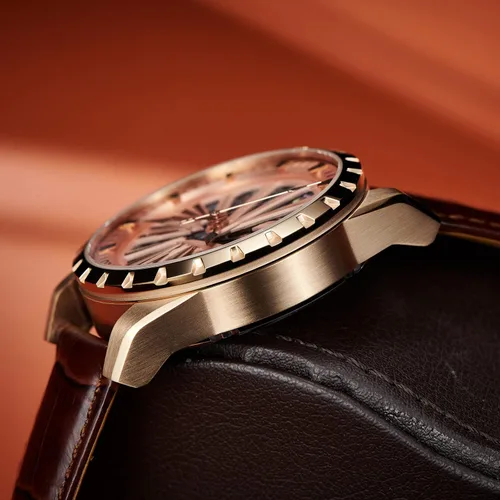 Vista 6 de Marca de lujo mecánica militar esqueleto reloj para hombre automático negro deportivo relojes impermeables RMS-U