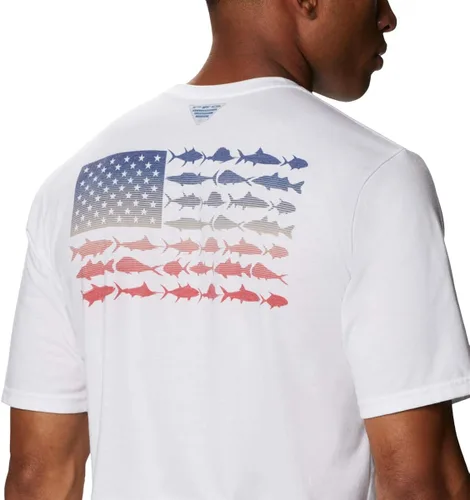 Vista 4 de Columbia PFG Fish Flag Graphic Ss para hombre