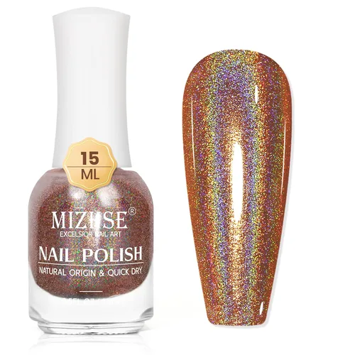 Vista 19 de MIZHSE Esmalte de uñas base y capa superior de secado rápido, 15 ml 0.5 fl oz Esmalte de uñas básico no gel de secado al aire rápido, protector