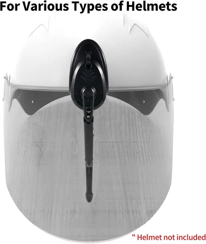 Vista 6 de Shkalacar Limpiaparabrisas para casco de motocicleta, 2 W, impermeable, USB, para casco de motocicleta, mini limpiaparabrisas eléctrico