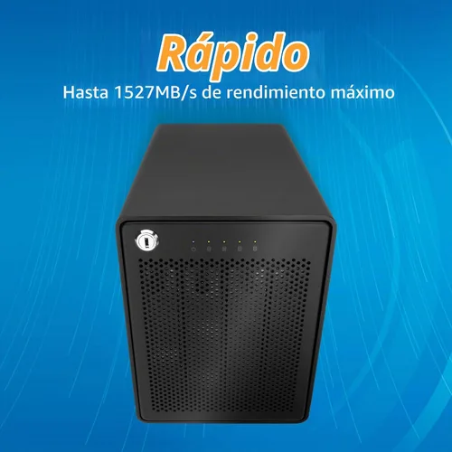 Vista 2 de OWC Carcasa SATA de cuatro bahías ThunderBay 4 Thunderbolt 40Gb/s