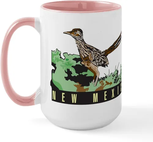 Vista 19 de CafePress ALBUQUERQUE New Mexico - Taza grande para placa de matrícula de 15 oz (15.0 fl oz)