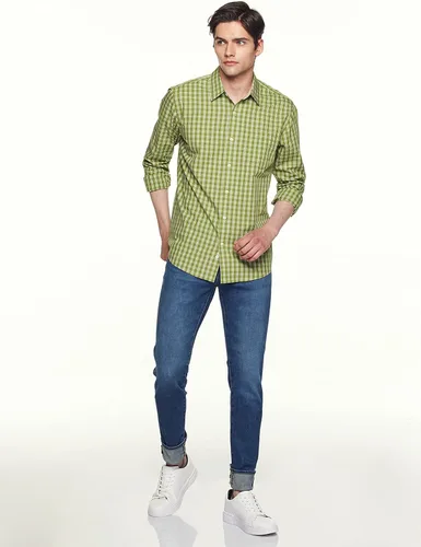 Vista 5 de CQR - Camisas de manga larga para hombre, de ajuste regular, 100% algodón, con botones, casual, popelina.