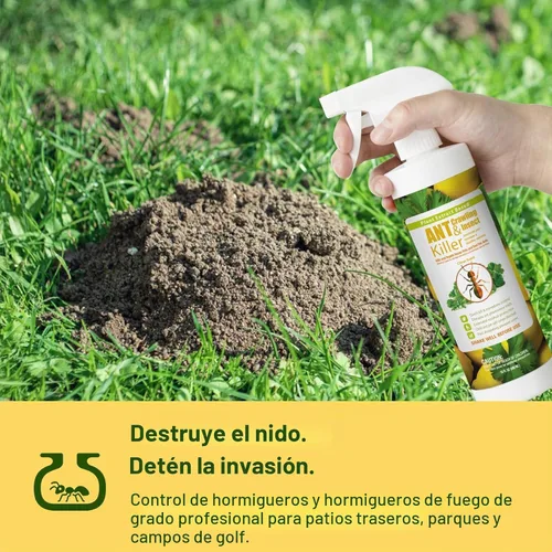 Vista 5 de EcoRaider insecticida y hormiguicida (aroma de cítricos) de 16 oz, natural y no tóxico