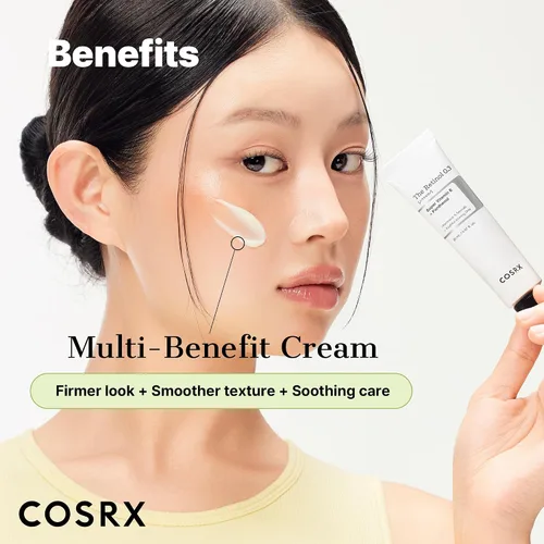Vista 4 de COSRX Crema de retinol al 0.3%, 0.67 onzas, crema antienvejecimiento para ojos y cuello con tratamiento retinoide para reafirmar la piel, reducir