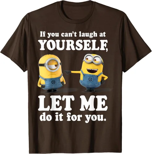 Vista 8 de Camiseta gráfica de Minions de Mi villano favorito: Ríete de ti mismo Negro