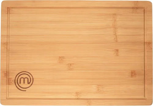 Vista 8 de MasterChef Tablas de cortar de bambú para cocina, juego de 3 tablas de cortar de madera, superficie natural, orgánica y segura para alimentos