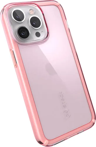 Vista 13 de Speck Funda MagSafe para iPhone 13 Pro, protección contra caídas y cámara, funda transparente para teléfono, compatible con carga inalámbrica