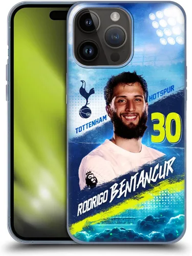 Vista 14 de Head Case Designs Officially Licensed Tottenham Hotspur F.C. Cristian Romero 2023/24 First Team Gel Case [Military Grade] Compatible with Apple