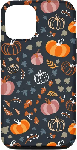 Vista 27 de iPhone 13 Otoño Hojas Caídas Calabaza Cosecha de Especias Feliz Otoño