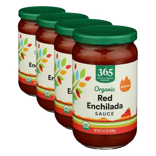 Vista 7 de 365 by Whole Foods Market, Salsa de enchilada roja orgánica, 15.5 onzas