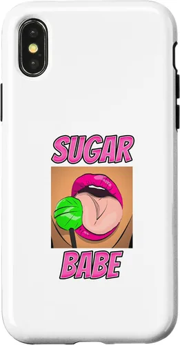 Vista 5 de Sugar Babe Sexy Woman Lick Lollipop Cartoon Comic hot Fun Case for iPhone 16
