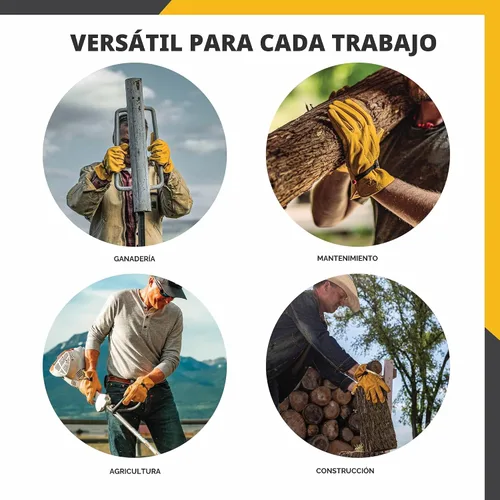 Vista 5 de Wells Lamont Work Gloves Men and Women, Cowhide Leather Work Gloves, Adjustable Wrist 2-Bronceado (Saddletan)