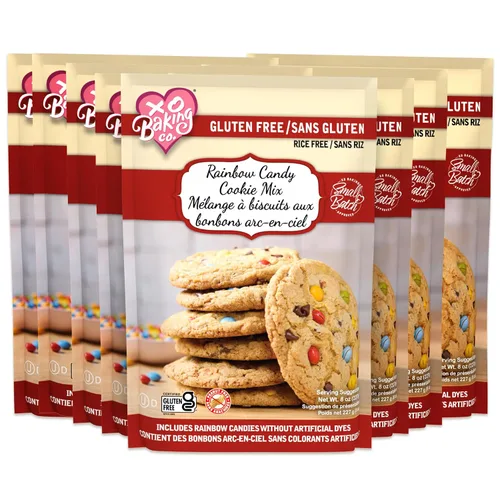 Vista 21 de XO Baking Co. Mezcla de galletas gourmet con chispas de chocolate sin gluten; sin OGM, Kosher; sin arroz; sin lácteos; sin maní; sin conservantes