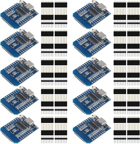 Vista 8 de ACEIRMC ESP8266 ESP-12 ESP-12F NodeMcu Mini D1 Módulo Lua 4M bytes WLAN WiFi Internet Junta Base en ESP8266 ESP-12F para Arduino, compatible