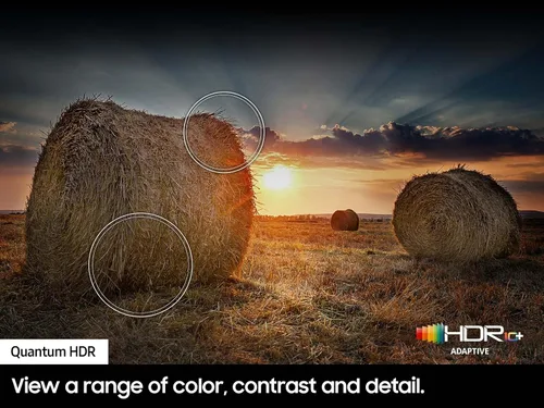 Vista 8 de Samsung - Smart TV QLED 4K de 43 pulgadas de la serie Q60D, Quantum HDR, con Object Tracking Sound Lite, Motion Xcelerator, diseño delgado, Gaming
