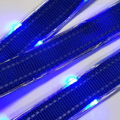 Vista 5 de SSZYace Adjustable LED Horse Breastplate Collar, Nylon LED Night Flashing Light Bar Harness Tack