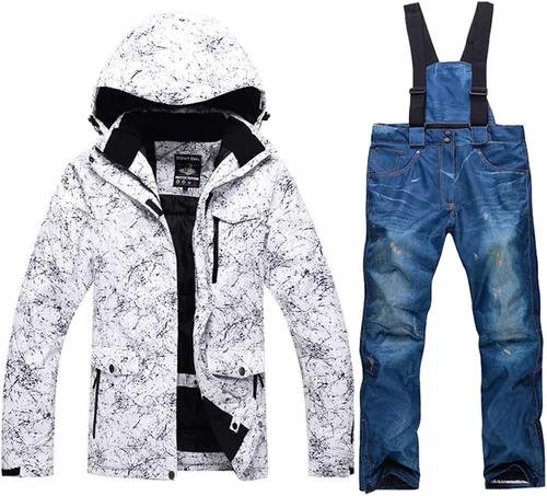 Vista 18 de HOTIAN Mens Ski Jackets Waterproof Snowsuits Insulated Outdoor Winter Coats