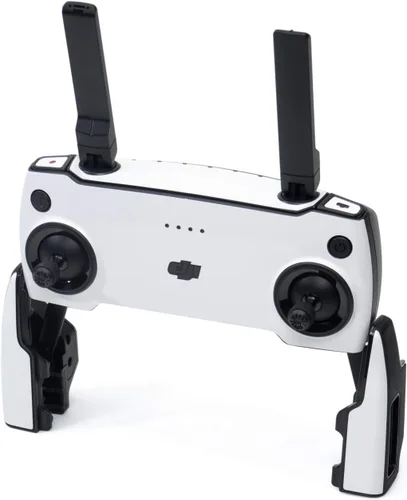 Vista 8 de Wrapgrade Skin compatible con DJI Mavic Mini Mando a distancia (Airforce Silver)