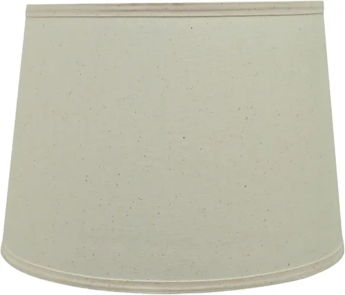 Vista 3 de Aspen Creative 32319A Pantalla de lámpara de construcción de araña con forma de imperio de tapa dura de transición en blanco hueso, parte superior