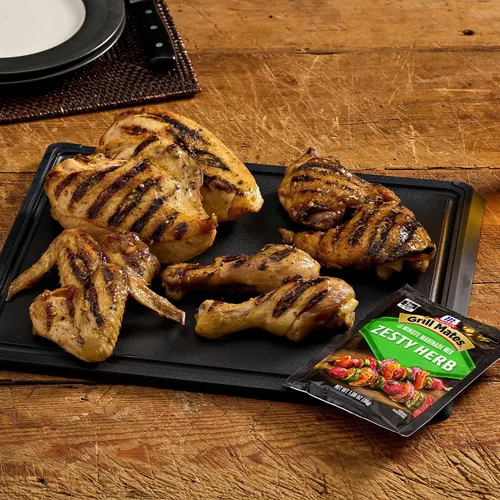 Vista 4 de McCormick Grill Mates Zesty - Mezcla de adobo de hierbas, 1.06 onzas