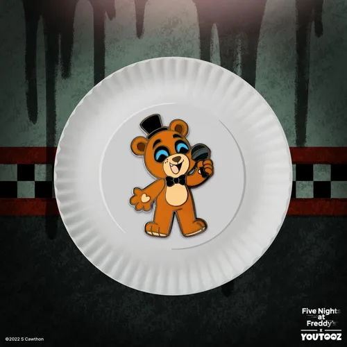 Vista 4 de Youtooz Five Nights At Freddy's Pin, pines oficiales de FNAF, colección de pines de coleccionistas FNAF incluye pin de Youtooz Five Nights At