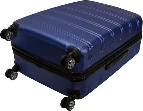Vista 71 de Rockland Melbourne - Maleta de viaje, rígida y expansible, con ruedas giratorias, Champán