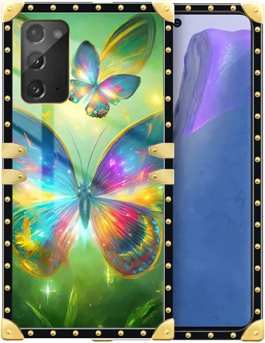 Vista 42 de Funda compatible con Samsung Galaxy S10 4G, TPU suave de lujo y parte trasera de policarbonato duro para niñas y mujeres, funda protectora a prueba