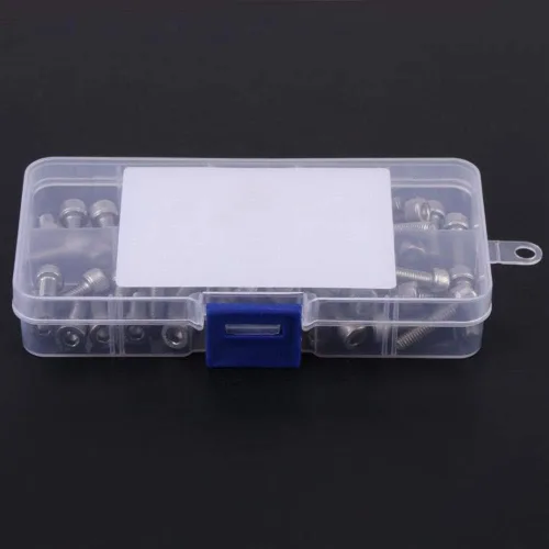 Vista 5 de 60pcs M5 Acero Inoxidable Plano Avellanado Cabeza Redonda Tornillos Tornillos Cabeza Tornillo de Cabeza Surtido Kit Sujetadores Tapa Tornillos DUOER