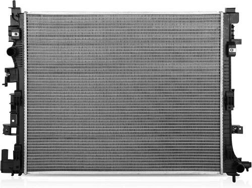 Vista 69 de SCITOO Conjunto de radiador de aluminio refrigerante del motor para 1986-1994 para Nissan D21 2.4L 3.0L 1987 para Nissan para Pathfinder 2.4L