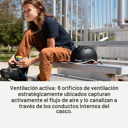 Vista 5 de Casco para niños Thousand – Paquete de calcomanías reflectantes gratis para personalizar, hebilla magnética sin pellizco, certificado de seguridad