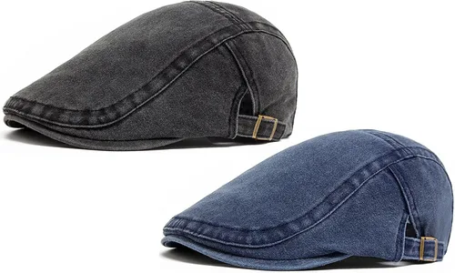 Vista 9 de Gorra vaquera de algodón ajustable unisex Azul marino