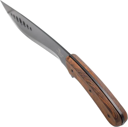 Vista 5 de Snake Eye Machete with Heavy Duty Construction-Ergonomic Non-Slip Handle and Belt Sheath for Gardening, Land-Management, Bushcraft, Hunting and
