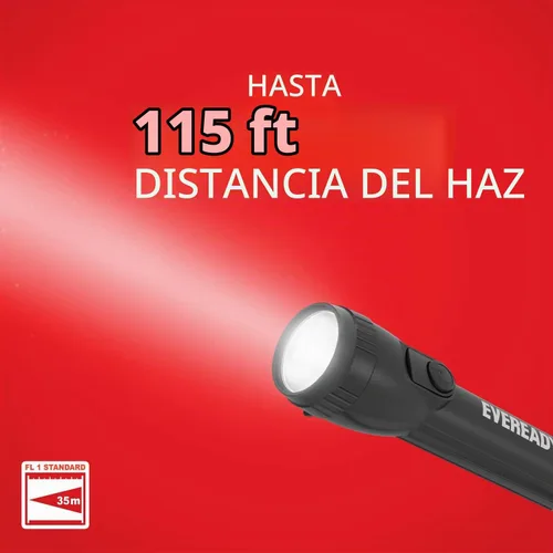 Vista 6 de Eveready Linterna LED (paquete de 8) Linternas brillantes y confiables para uso general, excelentes para acampar, automóvil, linterna de mano