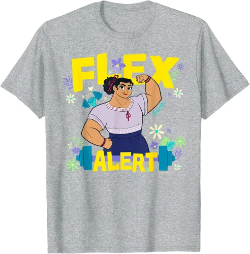 Vista 46 de Disney Encanto Luisa Madrigal Flex Alert Camiseta, Negro
