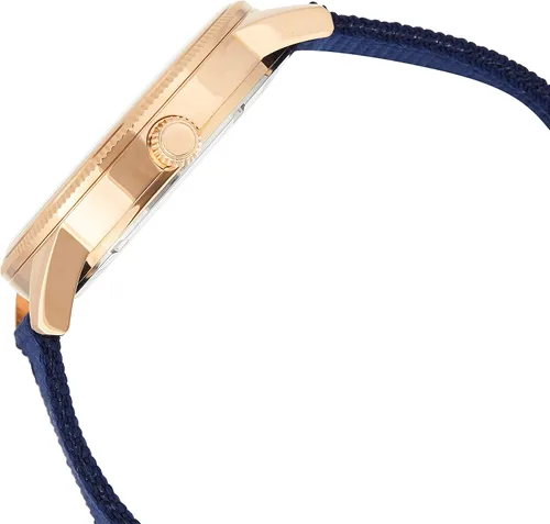 Vista 3 de Guess Relojes Guess para hombre oro rosa beige azul Azul Movimiento de cuarzo