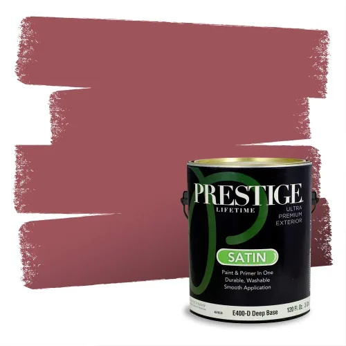 Vista 533 de Prestige Paints Pintura exterior e imprimación en uno, 1 galón, plano, coincidencia comparable de Valspar* Amber Rose*