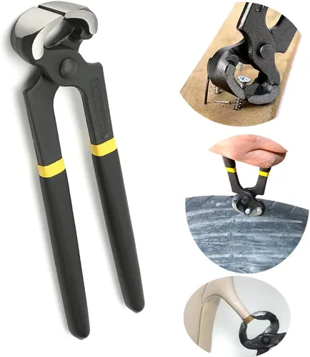 Vista 2 de Extractor de uñas, garra removedor de grapas, alicates de herramientas de carpintero, herramienta removedor de uñas, extractor de grapas, pinzas