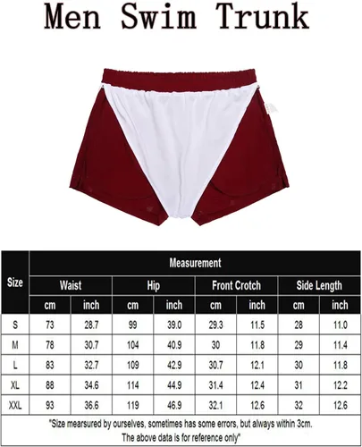 Vista 5 de COOFANDY Traje de baño con bolsillo para hombre