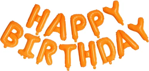 Vista 6 de Letras de aluminio de 16 pulgadas con texto en inglés «Happy Birthday» de color negro para hombres, mujeres, niños, suministros de decoración