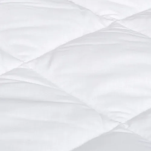 Vista 5 de Amazon Basics Protector de Colchón Acolchado Hipoalergénico, 18 Pulgadas de Profundidad, Individual, Blanco