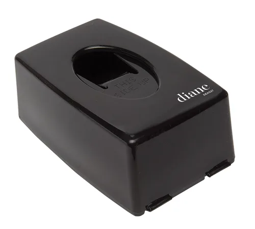 Vista 2 de Diane Dispensador de tiras de cuello – Contenedor dispensador para salón o peluquería – 5.9 x 3.6 x 2.4 pulgadas – Negro – DEA027