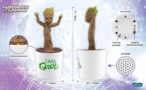 Vista 4 de Figura de acción Groot bailarín de Guardianes de la Galaxia "I Want You Back" de The Jackson 5